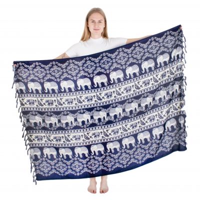 Sarong / pareo / plážový šátek Dramblys Dark Blue