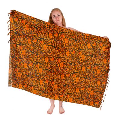 Sarong / pareo / plážový šátek Wangari Orange