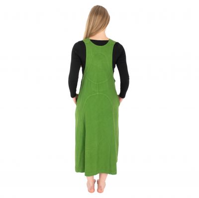 Zelené bavlněné šaty s laclem Jayleen Green Nepal