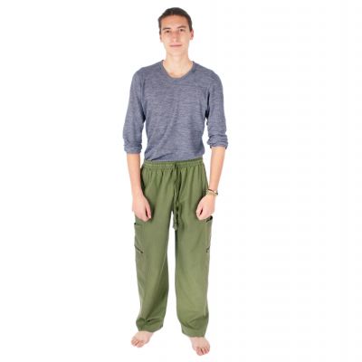 Zelené pánské bavlněné kalhoty Taral Green | S/M, L/XL, XXL