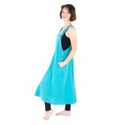 Bledě modré bavlněné šaty s laclem Jayleen Pale Blue Nepal