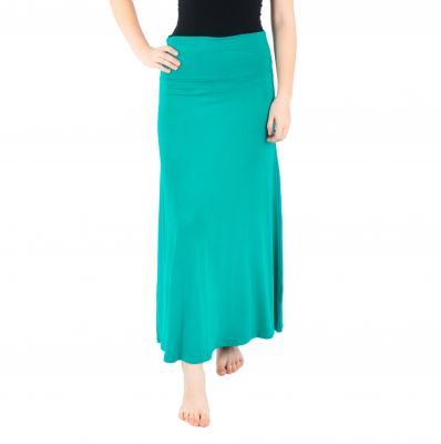 Dlouhá jednobarevná sukně Panjang Persian Green Thailand