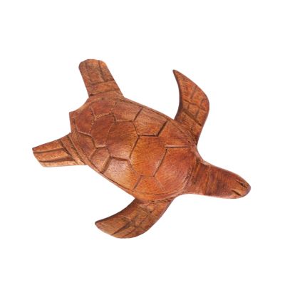 Dřevěná figurka Vodní želvička