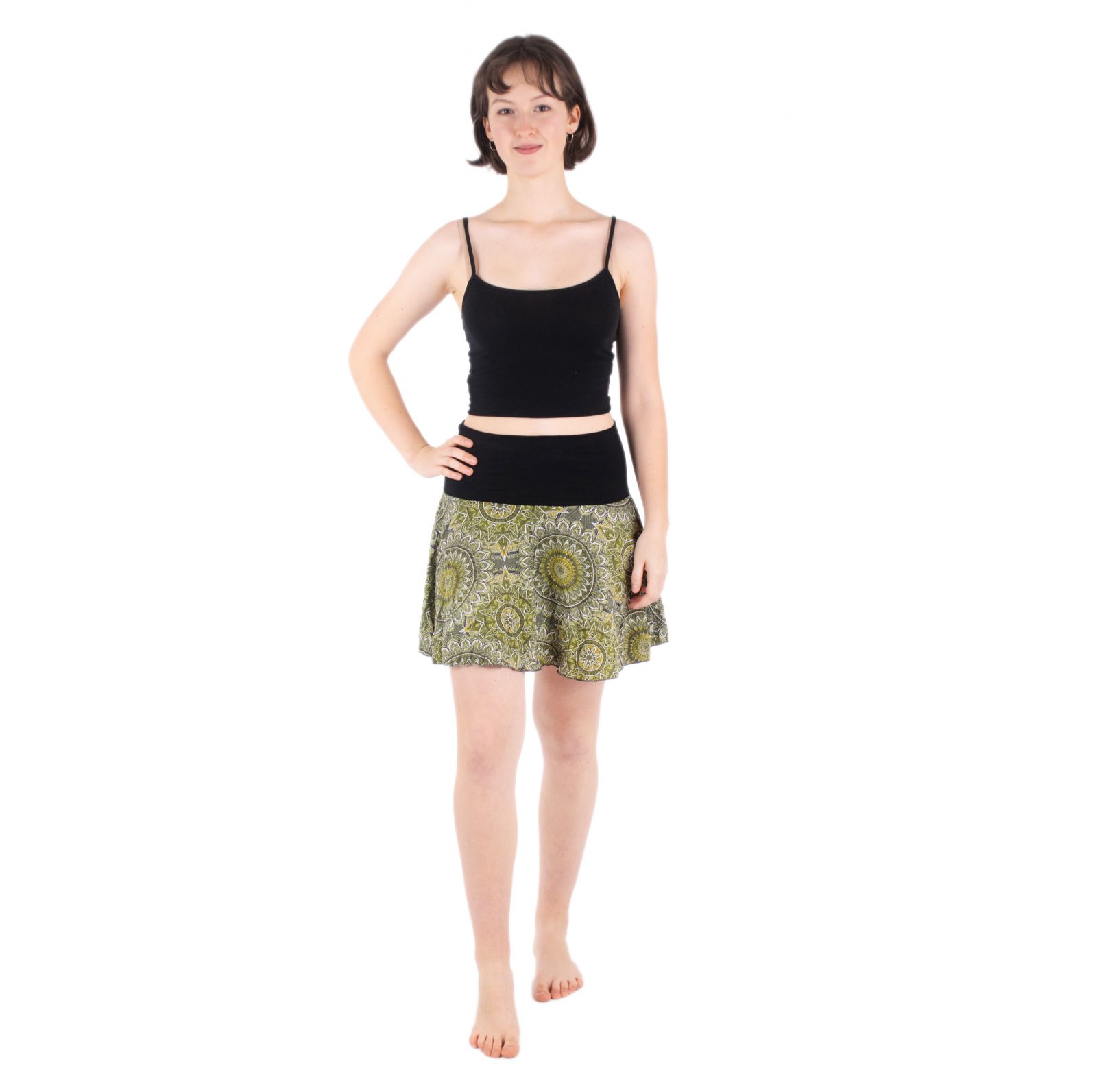 Kolová mini sukně Lutut Zaramo Thailand