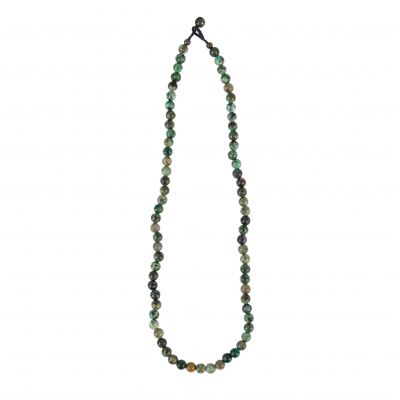 Korálkový náhrdelník z Tyrkysu afrického