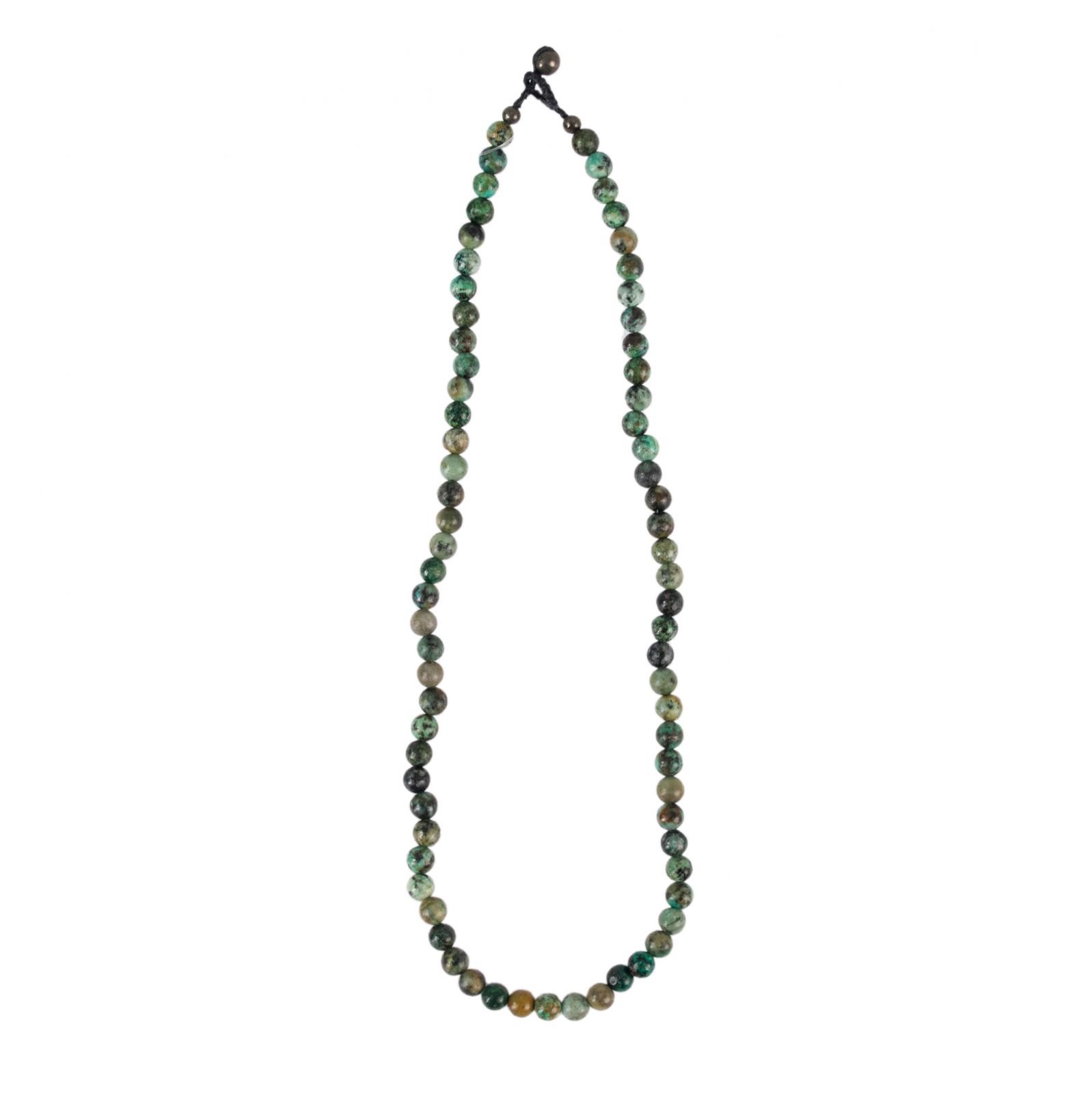 Korálkový náhrdelník z Tyrkysu afrického Thailand
