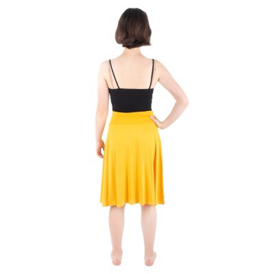 Žlutá midi sukně Panitera Yellow Thailand