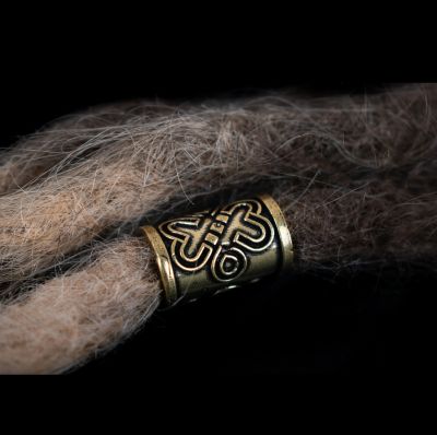 Kovový korálek na dready Celtic Knot 1 India