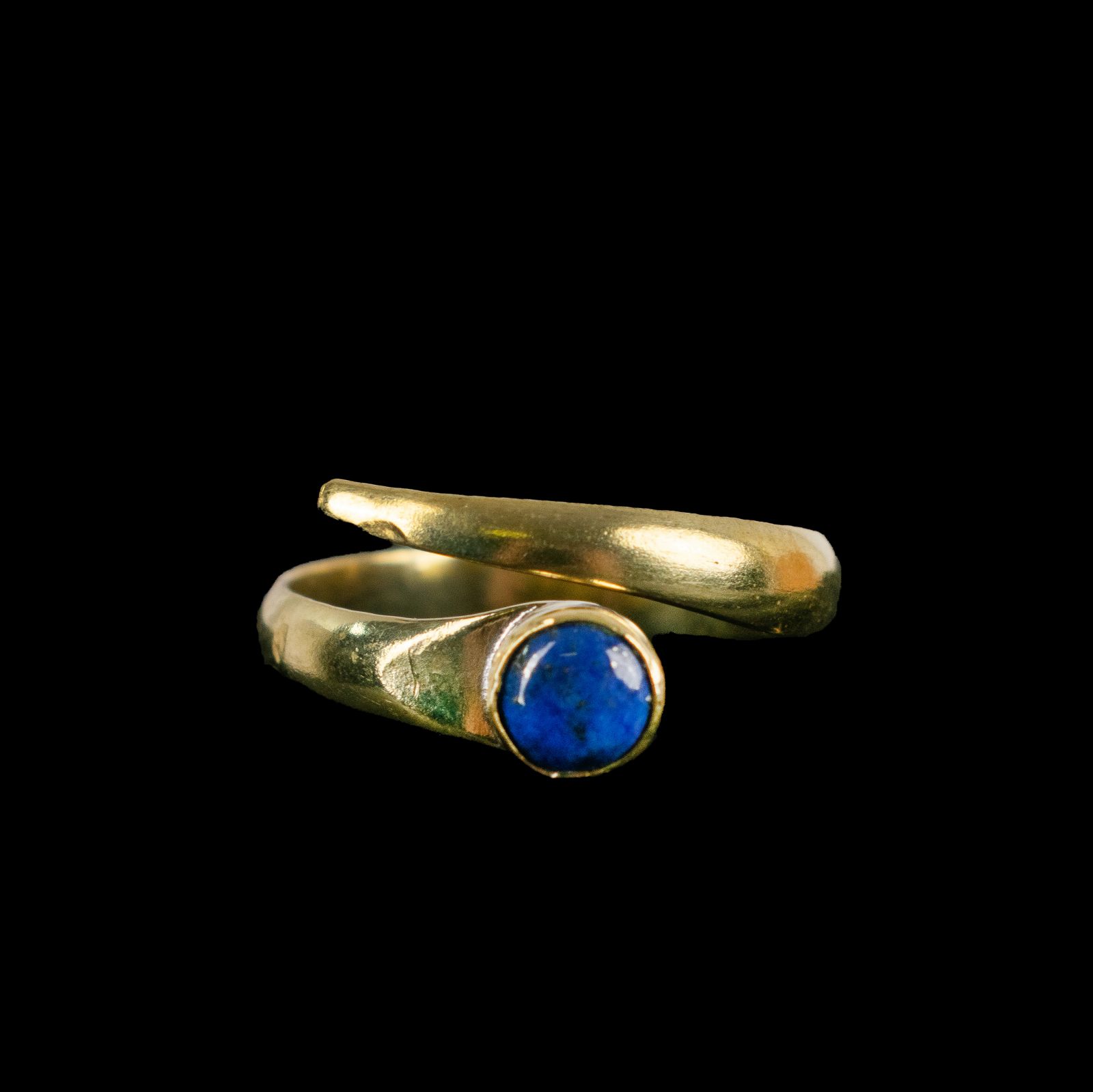 Mosazný prsten s kamínkem Dimitra Lapis Lazuli India