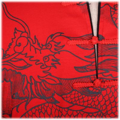 Pánské orientální tričko Emperor Dragon Red Thailand