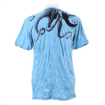 Pánské tričko Sure Octopus Attack Light Blue Thailand