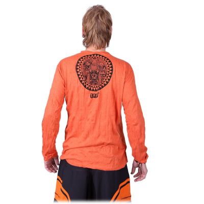 Pánské tričko Sure s dlouhým rukávem - Pyramid Orange Thailand
