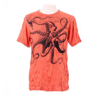 Pánské tričko Sure Octopus Attack Orange | M, XXL